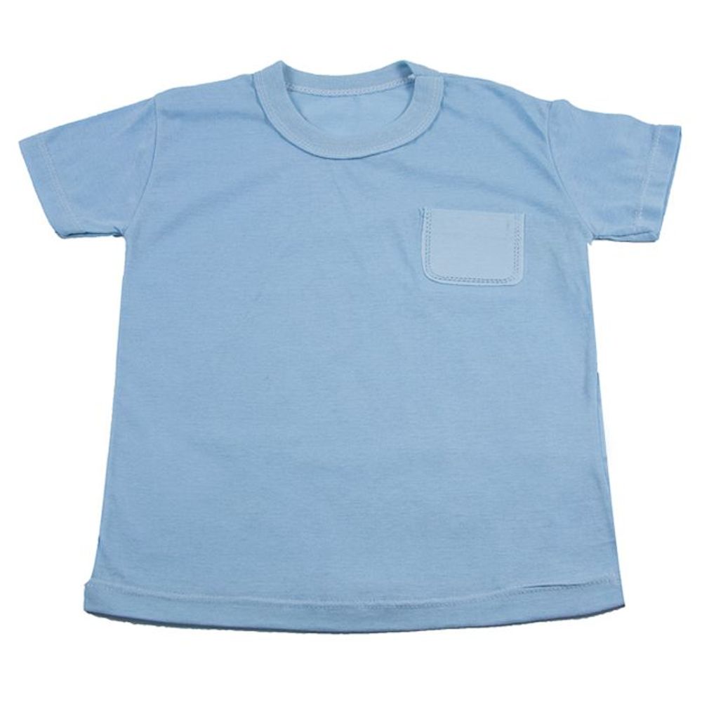 Camiseta-Curta-Infantil-Azul-P