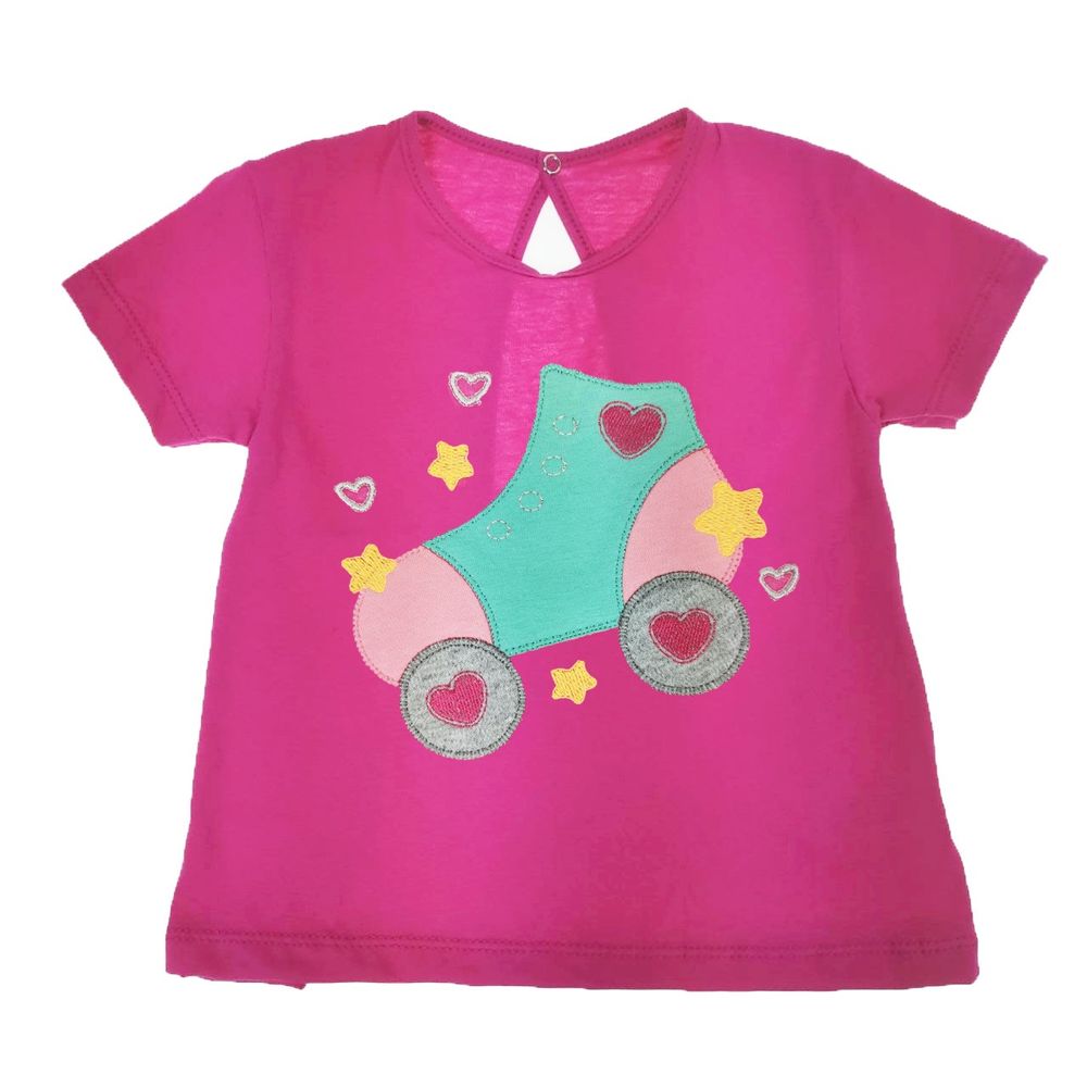 Camiseta-Batinha-Curta-Pink-Patins-Bordado-M